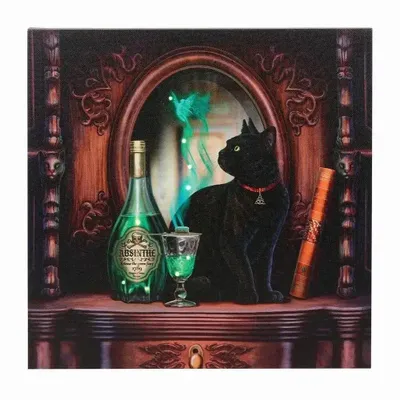 Objets de décoration - Plaque lumineuse en toile Absinthe de Lisa Parker - SOMETHING DIFFERENT WHOLESALE EUROPE BV