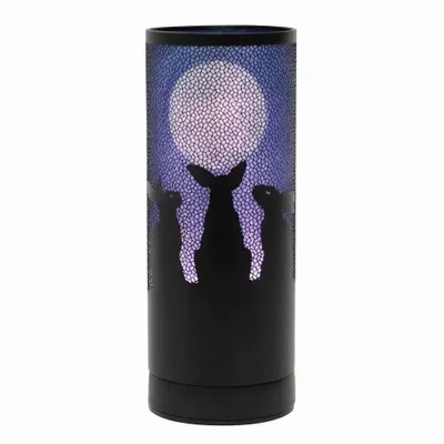 Lampes à poser - Lampe à parfum « Lièvres contemplant la lune » de Lisa Parker - SOMETHING DIFFERENT WHOLESALE EUROPE BV