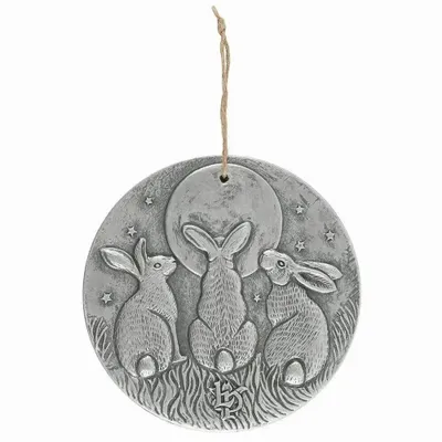 Panels - Silver Effect Moon Shadows Plaque by Lisa Parker - SOMETHING DIFFERENT WHOLESALE EUROPE BV