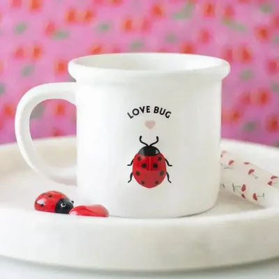 Tasses et mugs - Mug « Coccinelle » avec coccinelle 3D - SOMETHING DIFFERENT WHOLESALE EUROPE BV