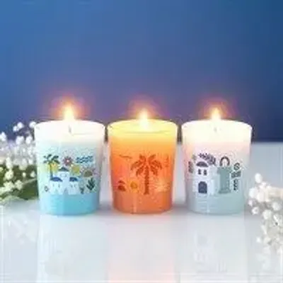 Decorative objects - Scents of Europe Scented Candle Trio - SOMETHING DIFFERENT WHOLESALE EUROPE BV