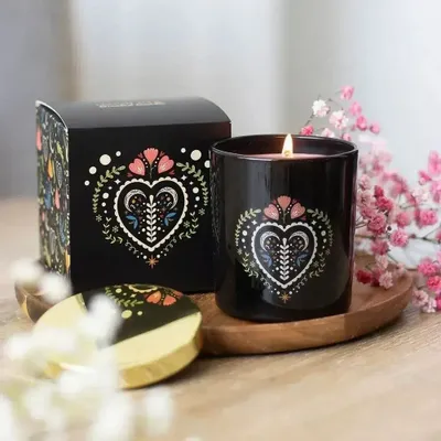 Bougies - Bougie parfumée Tulipe française noire Midnight Bloom - SOMETHING DIFFERENT WHOLESALE EUROPE BV
