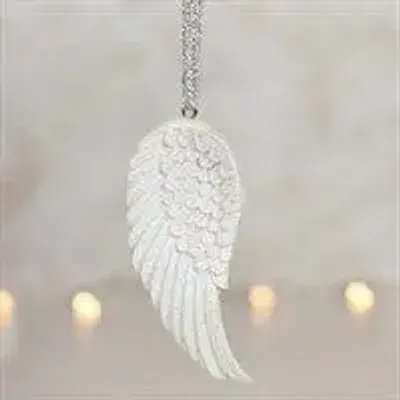 Decorative objects - Glitter Angel Wing Hanging Decoration - SOMETHING DIFFERENT WHOLESALE EUROPE BV