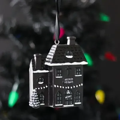 Other wall decoration - Haunted Holiday House Resin Christmas Decoration - SOMETHING DIFFERENT WHOLESALE EUROPE BV