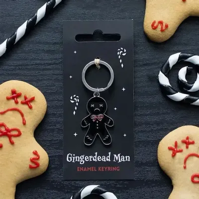 Decorative objects - Spooky Gingerbread Man Keyring - SOMETHING DIFFERENT WHOLESALE EUROPE BV