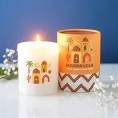 Decorative objects - Marrakesh Amber & Saffron Scented Candle - SOMETHING DIFFERENT WHOLESALE EUROPE BV
