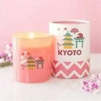 Objets de décoration - Bougie parfumée Kyoto – bambou et fleur de cerisier - SOMETHING DIFFERENT WHOLESALE EUROPE BV