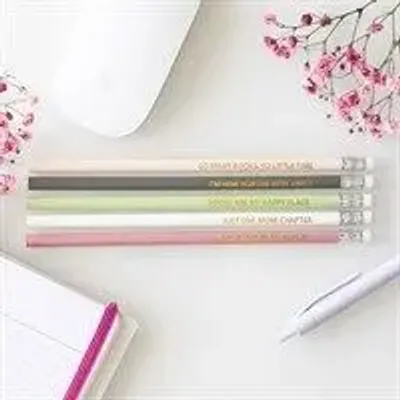 Decorative objects - Pack of 5 Literature Inspired Pencils - SOMETHING DIFFERENT WHOLESALE EUROPE BV