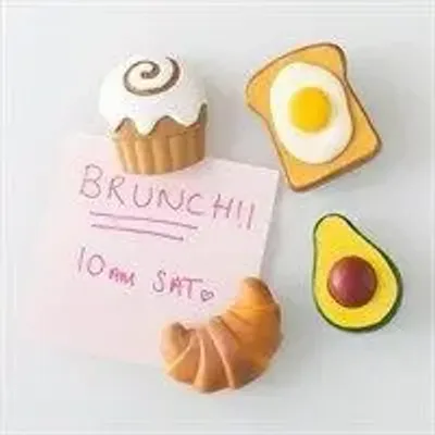 Decorative objects - Brunch Club Fridge Magnet Set - SOMETHING DIFFERENT WHOLESALE EUROPE BV