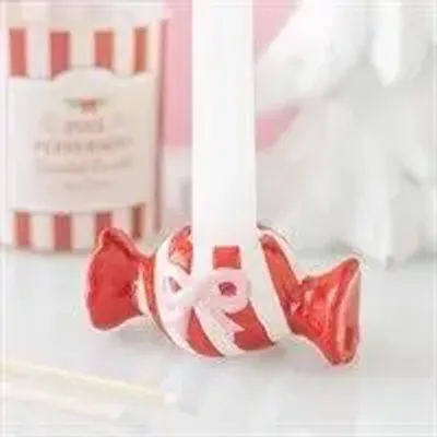 Decorative objects - Christmas Candy Taper Candle Holder - SOMETHING DIFFERENT WHOLESALE EUROPE BV