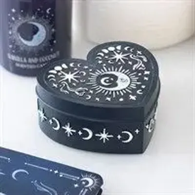 Decorative objects - Blue Moon Heart Trinket Box - SOMETHING DIFFERENT WHOLESALE EUROPE BV