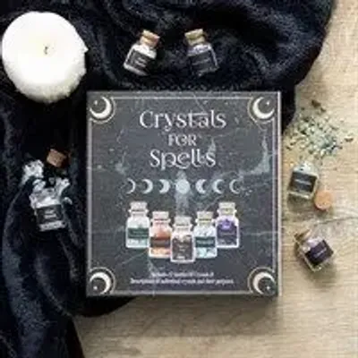 Decorative objects - Crystals for Spells Crystal Chip Bottle Gift Set - SOMETHING DIFFERENT WHOLESALE EUROPE BV