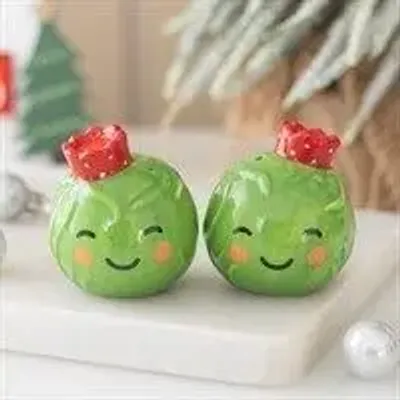Objets de décoration - Salière et poivrière choux de Bruxelles - SOMETHING DIFFERENT WHOLESALE EUROPE BV