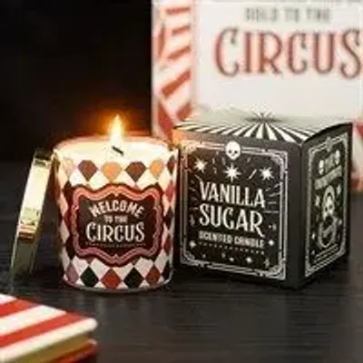 Decorative objects - Mystic Circus Vanilla Sugar Candle - SOMETHING DIFFERENT WHOLESALE EUROPE BV