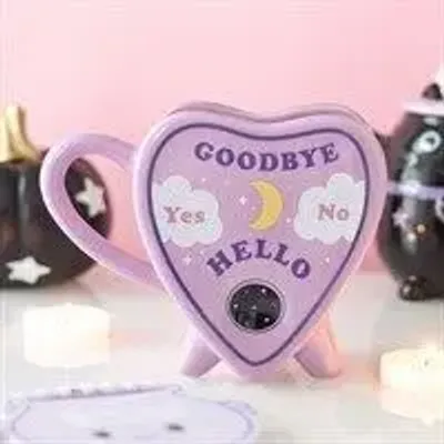 Decorative objects - Pastel Planchette Shaped Ceramic Mug - SOMETHING DIFFERENT WHOLESALE EUROPE BV