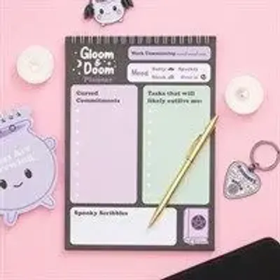 Decorative objects - Gloom & Doom Desk Planner - SOMETHING DIFFERENT WHOLESALE EUROPE BV