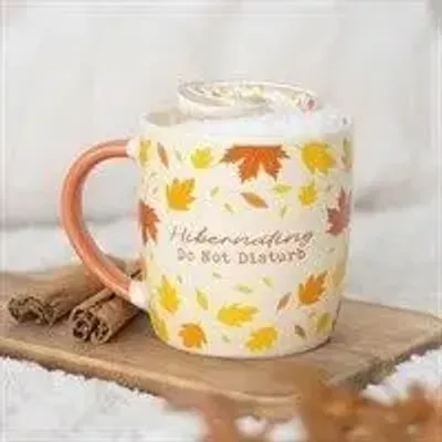 Decorative objects - Autumn Hibernation Kit with Mug, Socks and Eye Mask - SOMETHING DIFFERENT WHOLESALE EUROPE BV