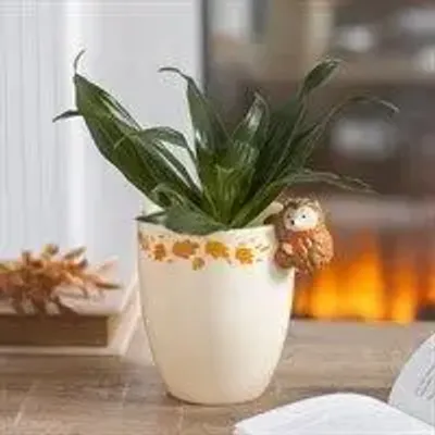 Decorative objects - Autumn Plant Pot with Hedgehog - SOMETHING DIFFERENT WHOLESALE EUROPE BV