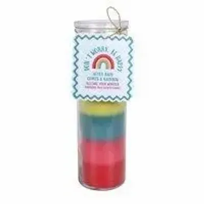 Decorative objects - Striped Raspberry Milk Scented Tube Candle - SOMETHING DIFFERENT WHOLESALE EUROPE BV