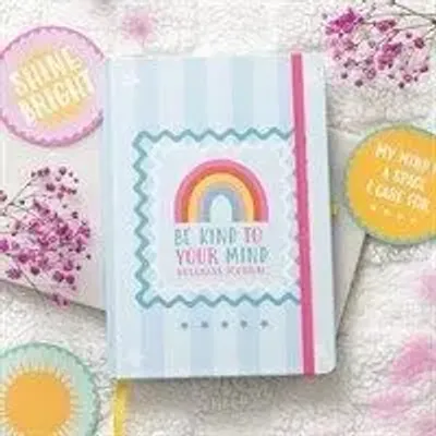 Objets de décoration - Journal de bien-être A5 « Be Kind to Your Mind » avec stylo orné de citrine - SOMETHING DIFFERENT WHOLESALE EUROPE BV