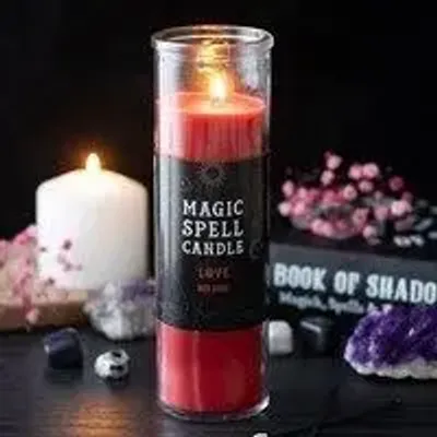 Objets de décoration - Bougie rituelle en tube Love – rose rouge - SOMETHING DIFFERENT WHOLESALE EUROPE BV