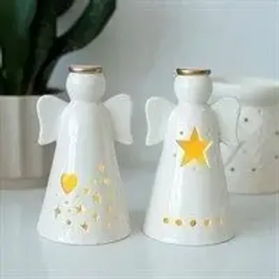 Objets de décoration - Lot de 2 petites décorations anges à LED - SOMETHING DIFFERENT WHOLESALE EUROPE BV