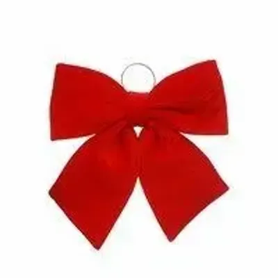 Objets de décoration - Nœud en velours rouge – 34 cm - SOMETHING DIFFERENT WHOLESALE EUROPE BV