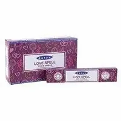 Objets de décoration - Lot de 12 paquets de bâtonnets d’encens rituel Amour de Satya - SOMETHING DIFFERENT WHOLESALE EUROPE BV