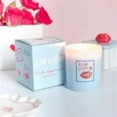 Objets de décoration - Bougie Love Letter – menthe poivrée rose - SOMETHING DIFFERENT WHOLESALE EUROPE BV