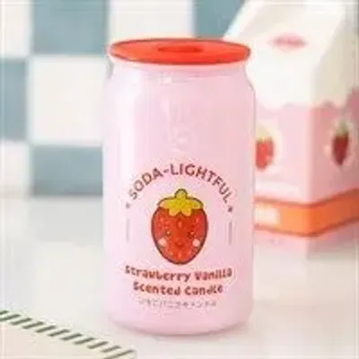 Objets de décoration - Bougie en canette de soda – fraise et vanille - SOMETHING DIFFERENT WHOLESALE EUROPE BV