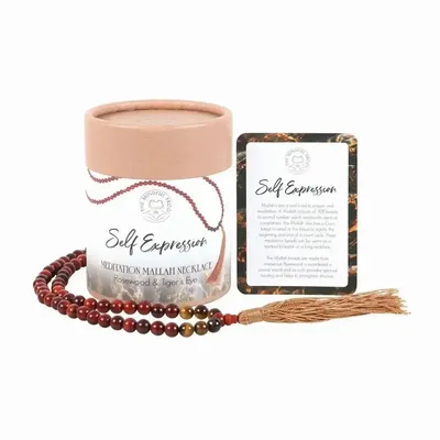 Jewelry - Self Expression Rosewood & Tiger's Eye Mallah Necklace - SOMETHING DIFFERENT WHOLESALE EUROPE BV
