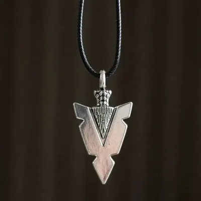 Jewelry - Arrowhead of Strength Viking Cord Necklace - SOMETHING DIFFERENT WHOLESALE EUROPE BV