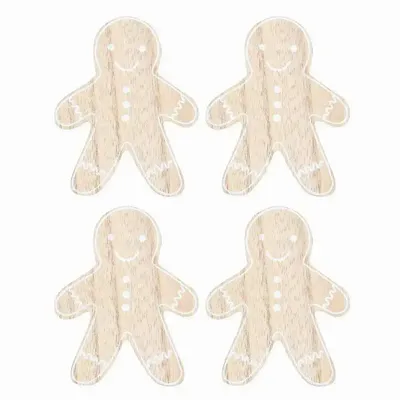 Sets de table - Ensemble de sous-verres Bonhomme en pain d'épice - SOMETHING DIFFERENT WHOLESALE EUROPE BV