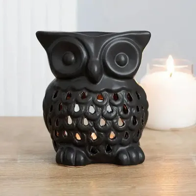 Scents - Black Owl Oil Burner - SOMETHING DIFFERENT WHOLESALE EUROPE BV
