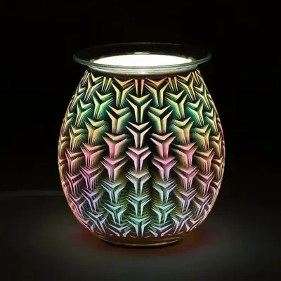 Scents - 3D Geometric Light Up Electric Oil Burner - SOMETHING DIFFERENT WHOLESALE EUROPE BV