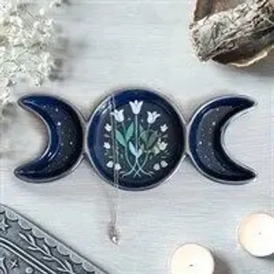 Objets de décoration - Vide-poches Triple Moonflower - SOMETHING DIFFERENT WHOLESALE EUROPE BV