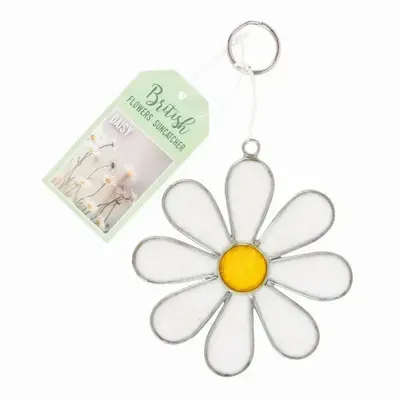 Decorative objects - White Daisy Suncatcher - SOMETHING DIFFERENT WHOLESALE EUROPE BV