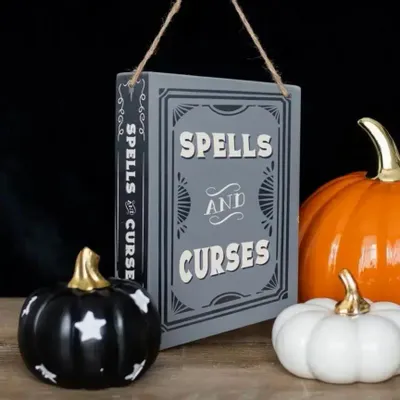 Panels - Spells and Curses Hanging Sign - SOMETHING DIFFERENT WHOLESALE EUROPE BV