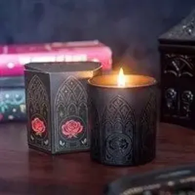 Objets de décoration - Bougie parfumée à la rose noire - SOMETHING DIFFERENT WHOLESALE EUROPE BV