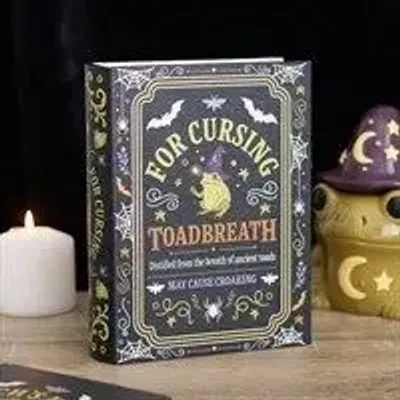 Objets de décoration - Boîte de rangement en forme de grimoire Toadbreath - SOMETHING DIFFERENT WHOLESALE EUROPE BV