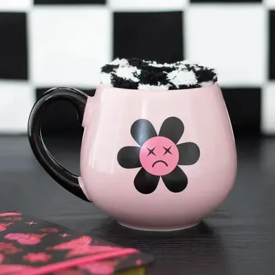 Tasses et mugs - Ensemble tasse et chaussettes à fleurs tristes - SOMETHING DIFFERENT WHOLESALE EUROPE BV