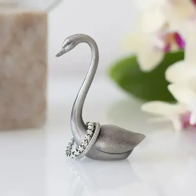Bijoux - Porte-baguette cygne en métal - SOMETHING DIFFERENT WHOLESALE EUROPE BV