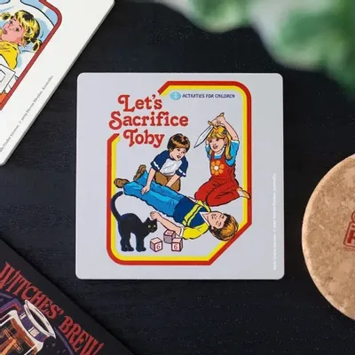 Placemats - Let's Sacrifice Toby Coaster by Steven Rhodes - SOMETHING DIFFERENT WHOLESALE EUROPE BV