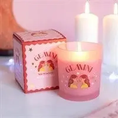 Objets de décoration - Bougie Zodiac Zest Gémeaux – fraise des bois - SOMETHING DIFFERENT WHOLESALE EUROPE BV