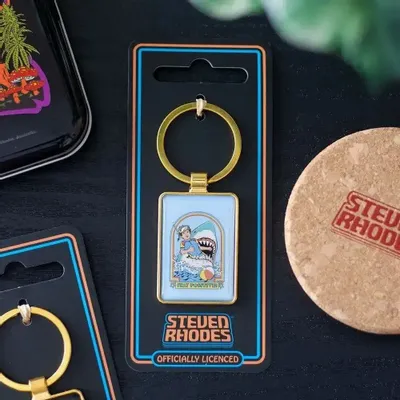Objets de décoration - Porte-clés « Restez positif » de Steven Rhodes - SOMETHING DIFFERENT WHOLESALE EUROPE BV