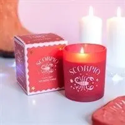 Objets de décoration - Bougie Zodiac Zest Scorpion – pomme d’amour - SOMETHING DIFFERENT WHOLESALE EUROPE BV