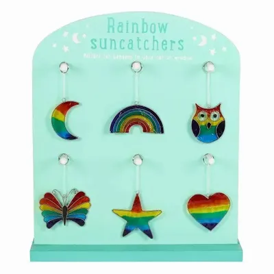 Decorative objects - Rainbow Suncatcher Display of 24 Pieces - SOMETHING DIFFERENT WHOLESALE EUROPE BV