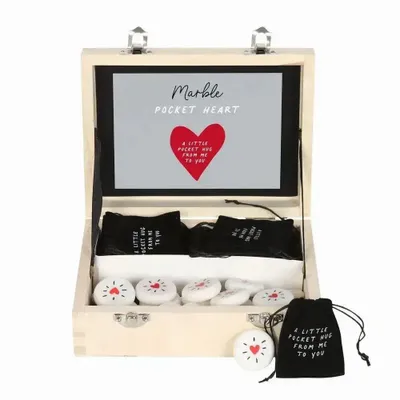 Ornements - Boîte de 24 pierres sentimentales Pocket Hug - SOMETHING DIFFERENT WHOLESALE EUROPE BV
