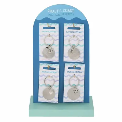 Decorative objects - Set of 24 Nautical Keyrings on Display - SOMETHING DIFFERENT WHOLESALE EUROPE BV