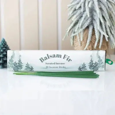 Parfums d'intérieur - Ensemble de 18 paquets de bâtonnets d'encens de sapin baumier sous présentoir - SOMETHING DIFFERENT WHOLESALE EUROPE BV